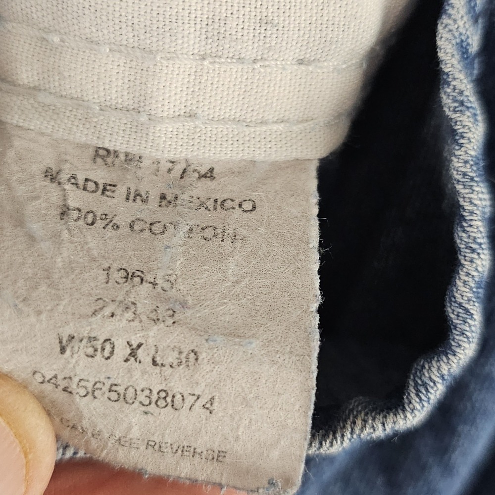 Vintage Key Imperial Denim Carpenter Bibs Overalls Sz 50x30 Ranch Workwear Baggy - Picture 7 of 13